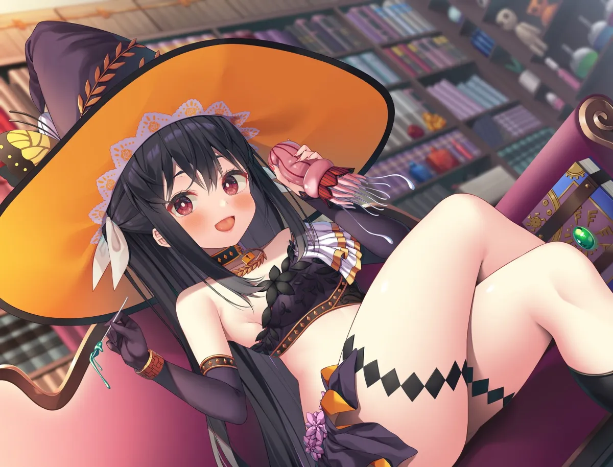 【佐倉江美】【触手オナホ・炭酸バスボム・密着スライム】禁断の魔女に拾われちゃったら癒やされ搾精ライフ確定!