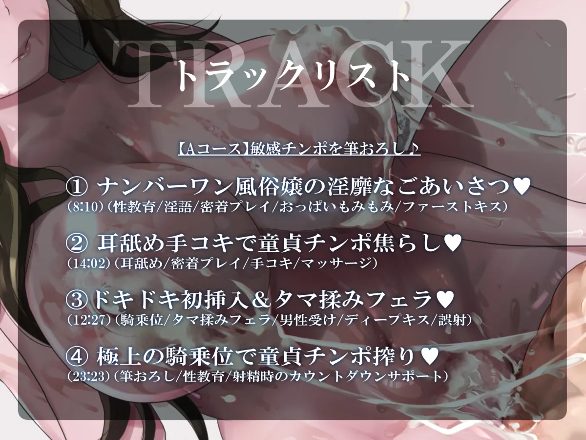 【海音ミヅチ×風俗嬢】【期間限定100円】中出しできるソープ嬢さんに童貞チンポを搾られて風俗狂い!【耳舐め/オホ声/KU100】
