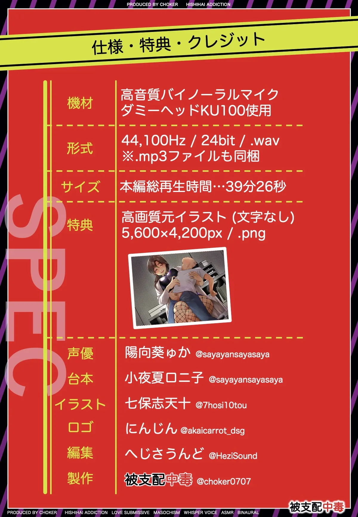 【CV:陽向葵ゅか】【乳首責め女医】マゾヒスティック・カウンセラー…全肯定で甘やかしてくれる女医先生