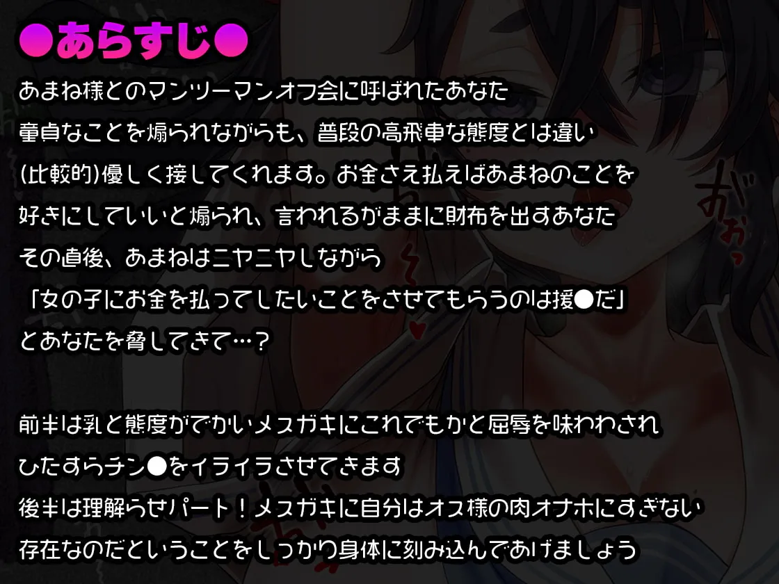 【メスガキ】【オホ声/汚喘ぎ】援交持ちかけてきたLカップ現役JKバカガキを従順デカ乳オナホ豚として徹底理解らせ!