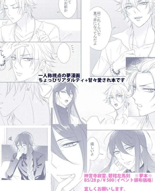 【ヒプマイ 神宮寺寂雷＆碧棺左馬刻×女夢主】ヤ〇ザと医者に恋する本