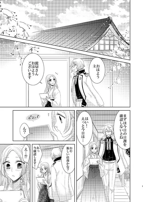 【刀剣乱舞 髭切×女審神者 他】春のはじまり