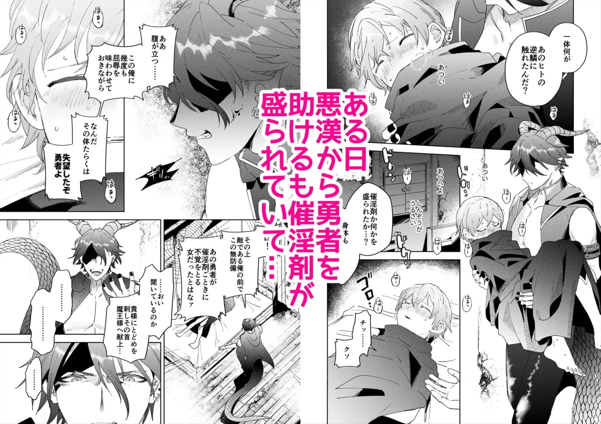 【ツンデレ魔王軍幹部×男装女勇者】魔王軍幹部は男装勇者にご執心