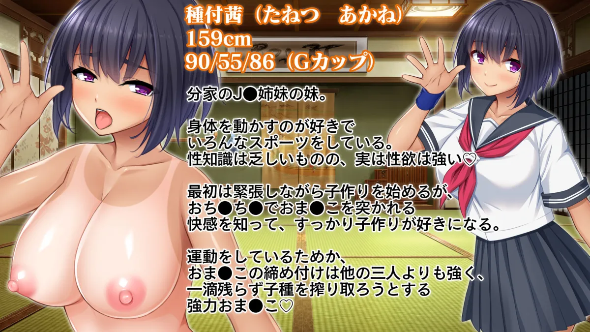 【孕ませハーレム】種付家の一族～過疎村の淫習で俺の子種で孕みたい女たちは喜んで股を開く～