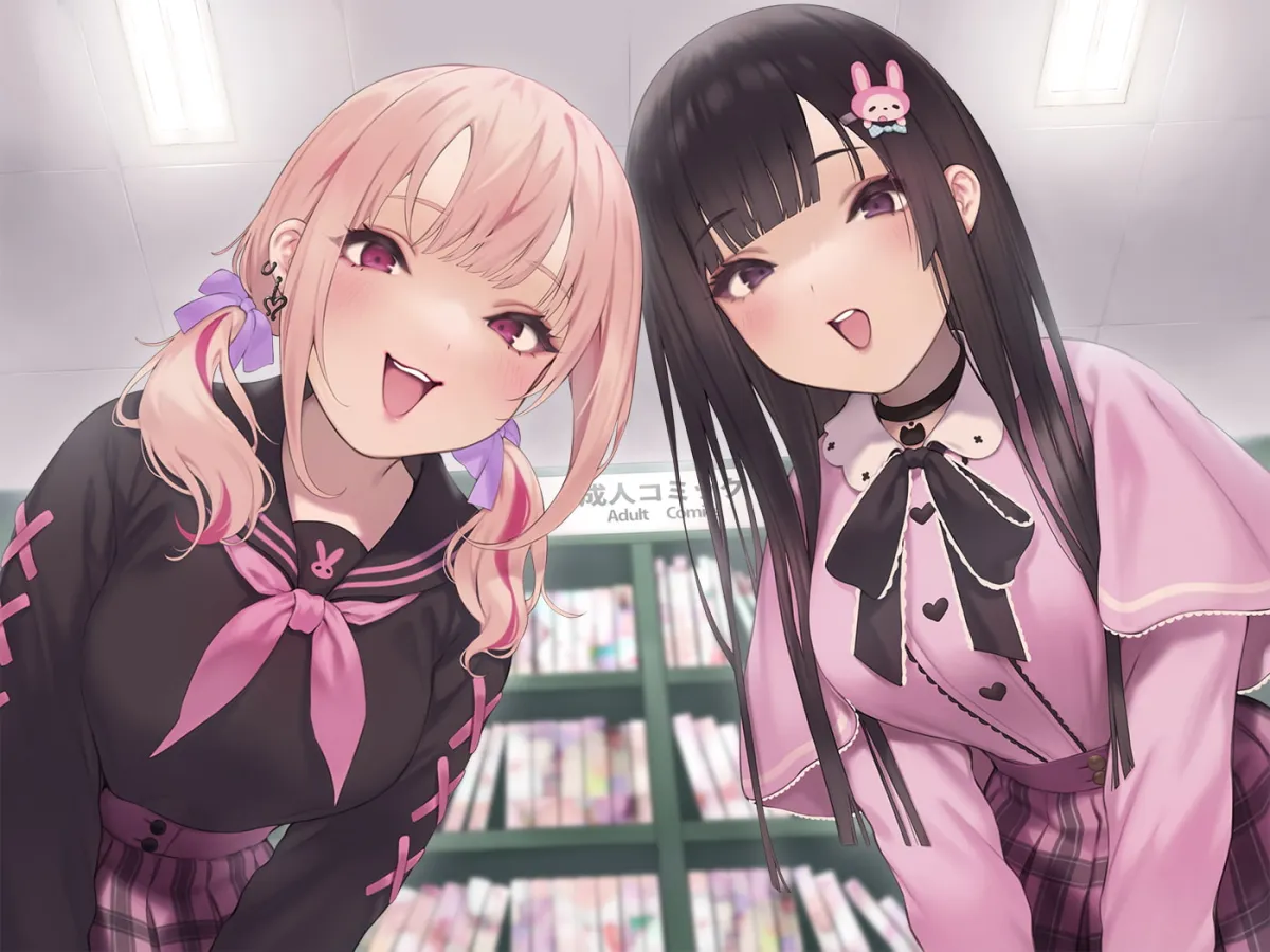 【陽向葵ゅか×JKおねショタ】【期間限定特価】ショタ狩り～お姉ちゃん達に左右から濃厚えっちに振り回される～【KU100】【ぽかちゅ】