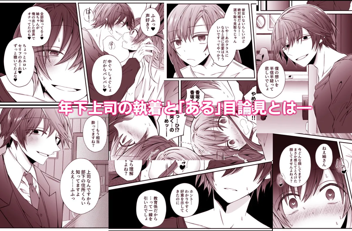 【ヤンデレ犬系年下上司×VtuberオタクOL】二次元配信者を推していたら裏表激しい執着年下上司にバレました～推しがストーカーかつオフ××狙いとは聞いてません～