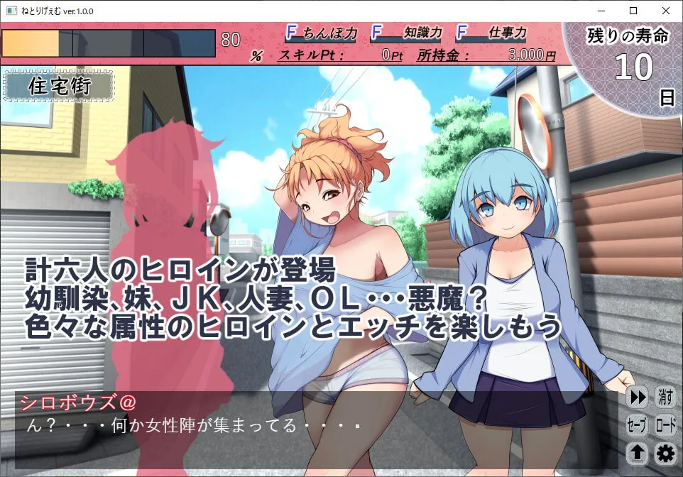 【サキュバスと一緒にNTRエロアドベンチャー】ねとりげぇむ