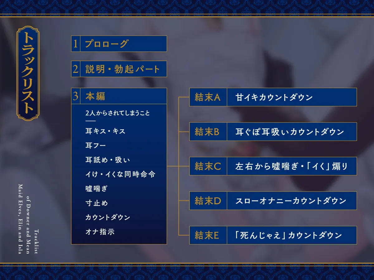 【CV:逢坂成美&みもりあいの】ダウナーでいじわるなメイドエルフによる無慈悲な命乞いオナニーサポート 【CV:逢坂成美&みもりあいの】ダウナーでいじわるなメイドエルフによる無慈悲な命乞いオナニーサポート
