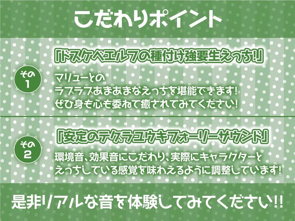 【秋野かえで】エルフちゃんは繁殖したい!～ドスケベビッチエルフに種付け強要されちゃう～【フォーリーサウンド】【Re:しましま】