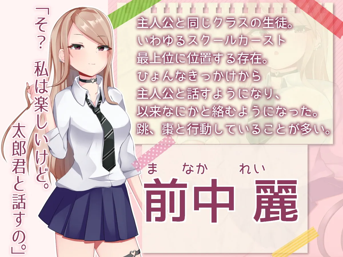 【JK】やたらイジってくるギャルと良い感じだった僕がサブキャラ×2に逆NTRれる話。