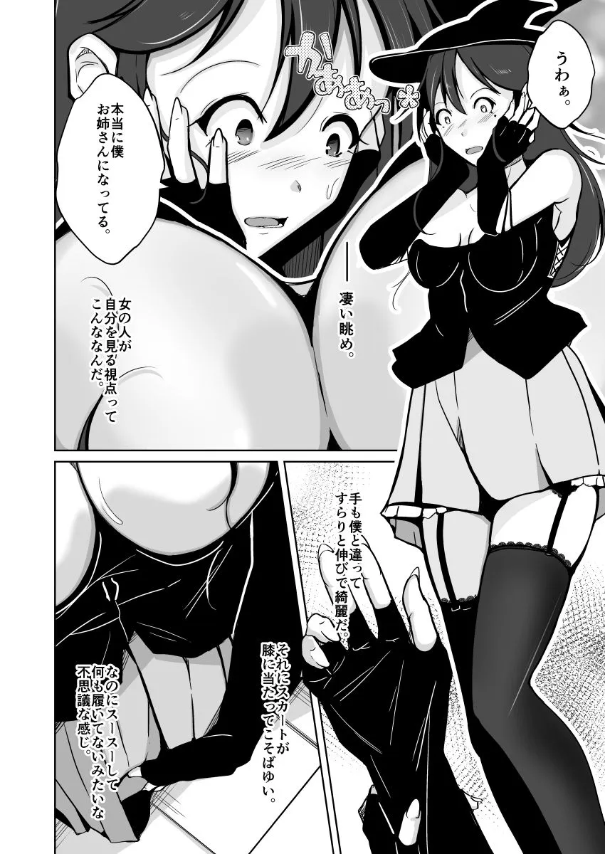 【入れ替わり女体化TSF】お姉さんに入れ替わりを強要され、女体の虜になった、僕。