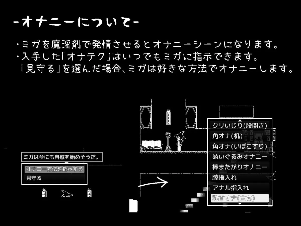 【ロリ魔女ドット絵エロアドベンチャー】ミガ －永遠の悪夢－【1億年アクメ】