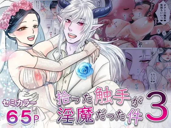 【インキュバス×OL】拾った触手が淫魔だった件3