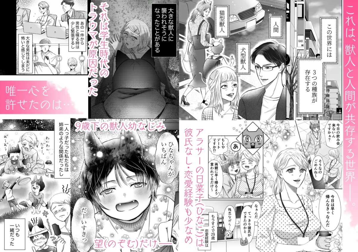 【年下オス獣人×巨乳アラサーOL】初恋オオカミの求愛ピストン～8年越し、幼なじみとの念願Sexは止まらない