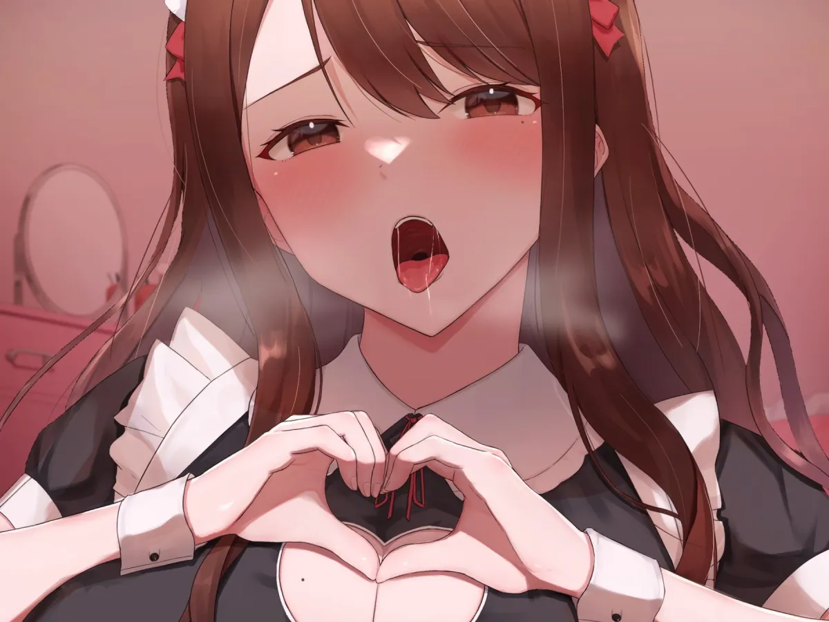 【桜音のん】【耳奥ぐぽぐぽ舐め・舐め囁き・手コキ・オナサポ】昼はメイドカフェ、夜は耳舐めリフレ!?従順メイドのあまあまご奉仕♪～たぁっぷり癒されてってくださいっ～【あむ=りか】