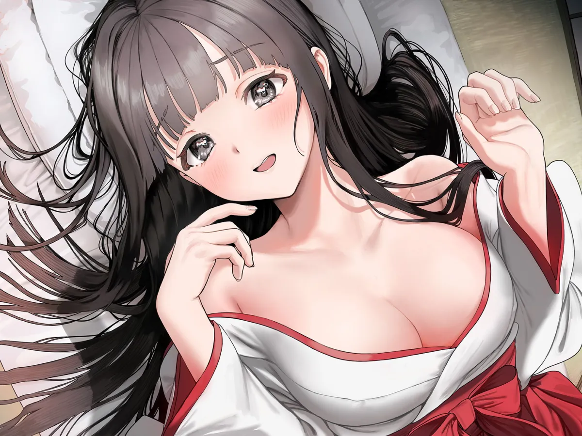 【涼花みなせ】【期間限定220円】巫女さん(処女)とばぶばぶお祓い孕ませえっち!～悪霊さんの未練晴らします～【咫雲湯葉】