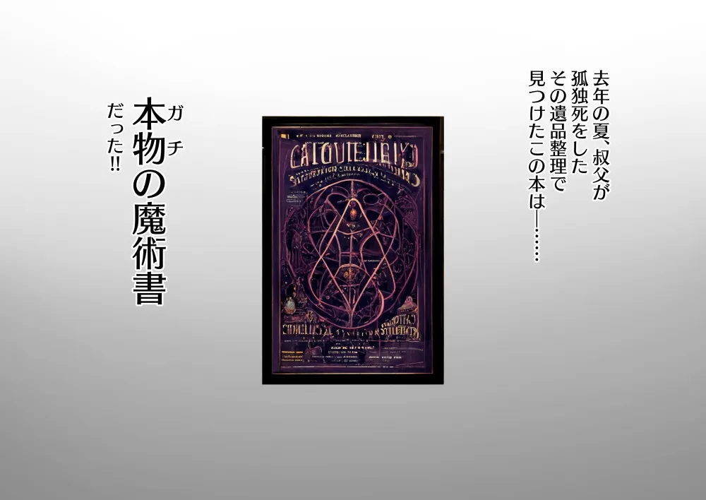 【異世界逆召喚・洗脳・人格排泄】叔父の遺品に本物の魔術書があった話 【異世界逆召喚・洗脳・人格排泄】叔父の遺品に本物の魔術書があった話