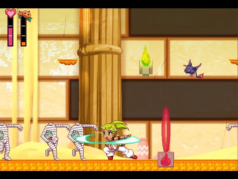 【褐色巨乳踊り子ドットエロアクション】カボプリ3 －淫砂の踊り子－