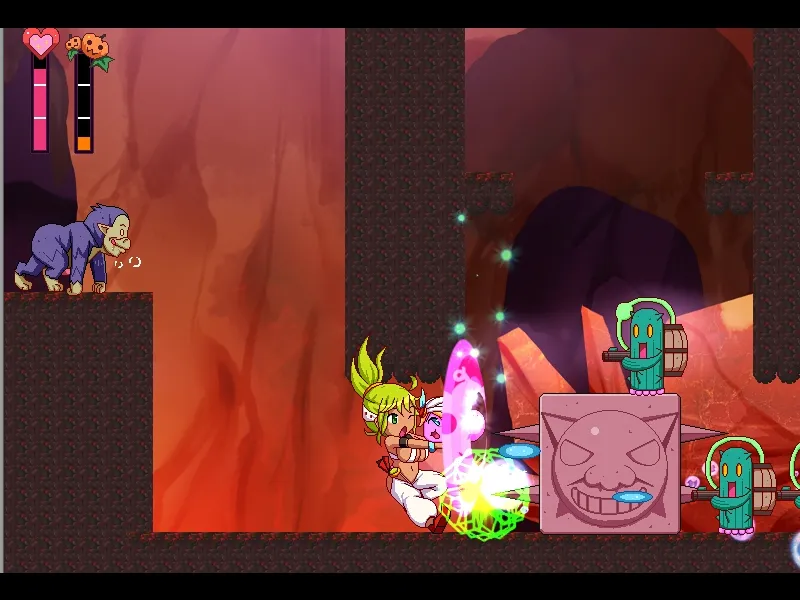 【褐色巨乳踊り子ドットエロアクション】カボプリ3 －淫砂の踊り子－