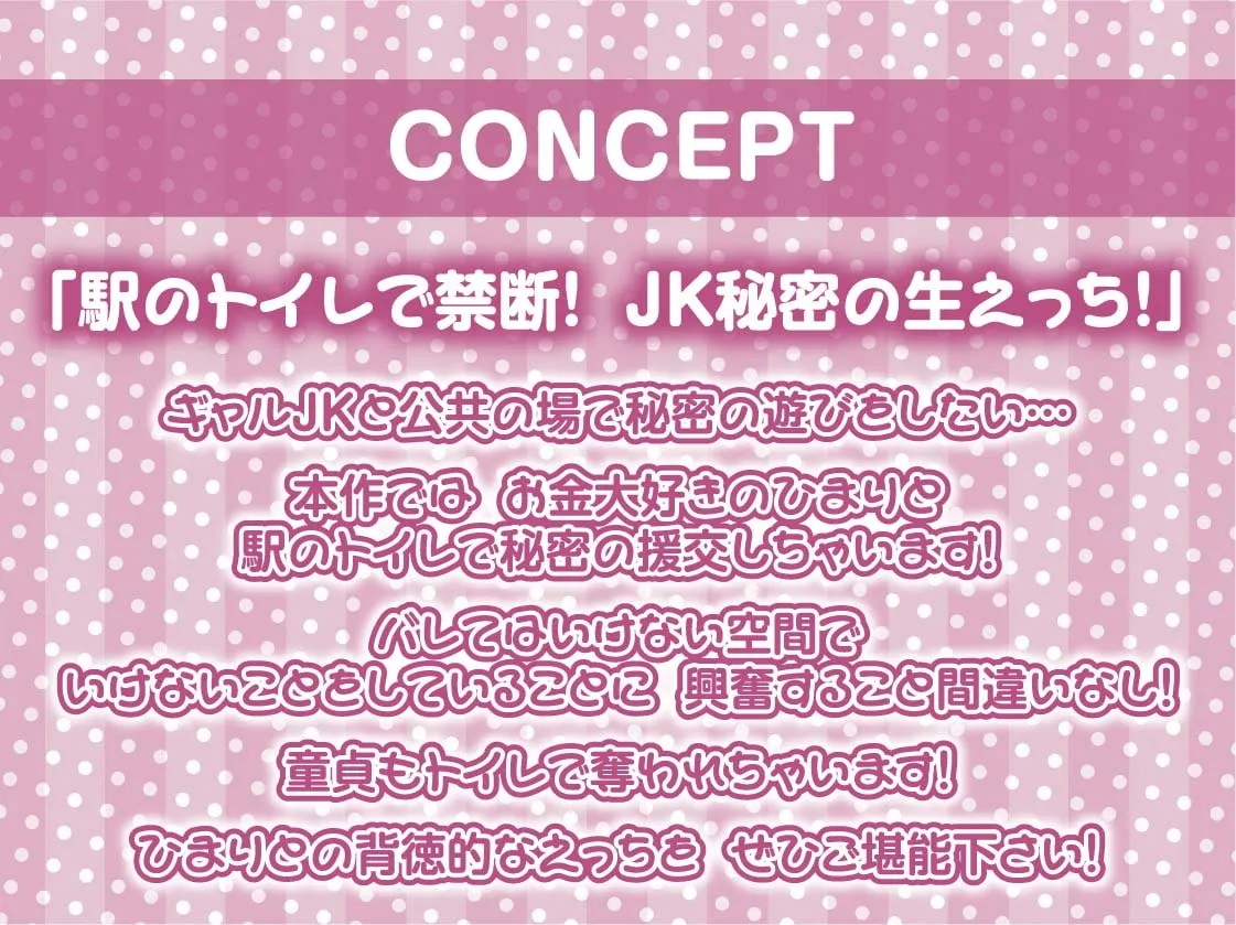 【秋野かえで】駅ナカJK援交サービス～お金をくれれば駅のトイレで生中ハメサービス～【フォーリーサウンド】【sage・ジョー】