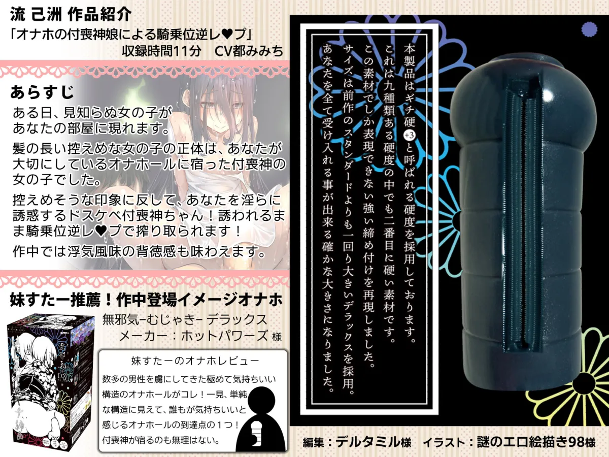 【アンソロジー】ヴァリアスホール～6つのシチュエーションで極上射精～【オナホール】【にげサポ】