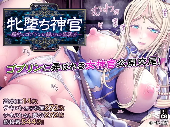 【異種姦】牝堕ち神官～種付けゴブリンに穢された聖職者～