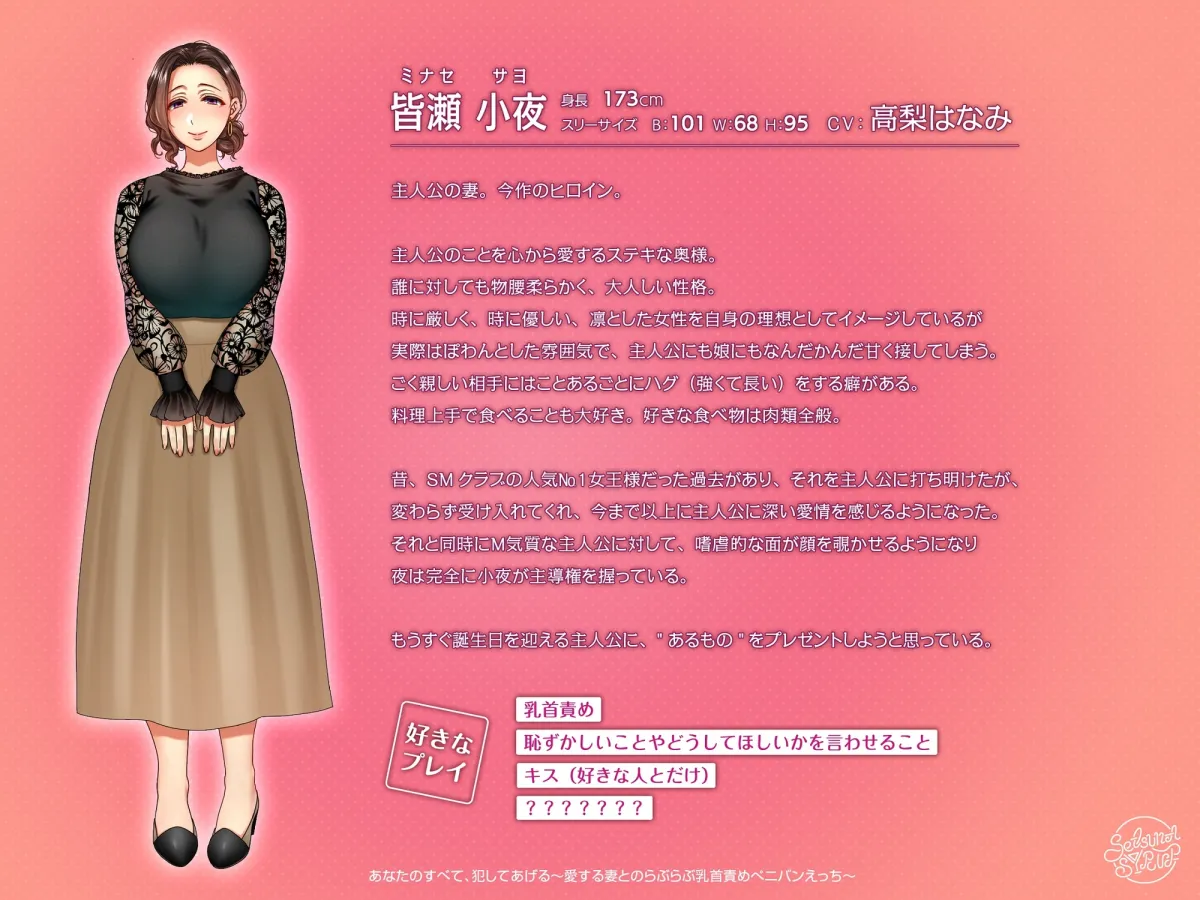 あなたのすべて、犯してあげる～愛する妻とのらぶらぶ乳首責めぺニバンえっち～