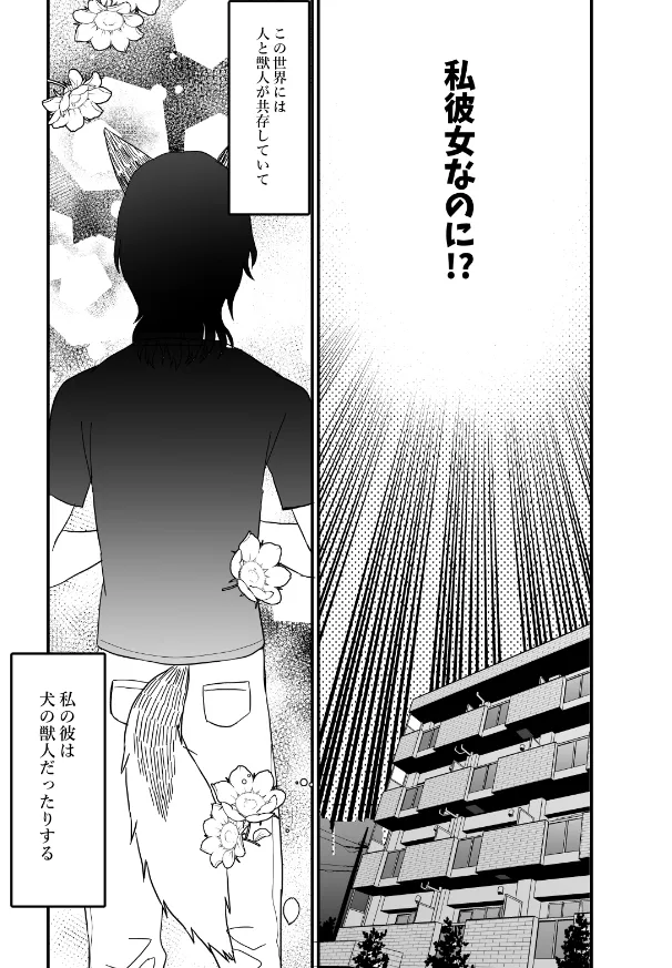 【獣人ケモ耳彼氏×処女彼女】ケモミミカレシ