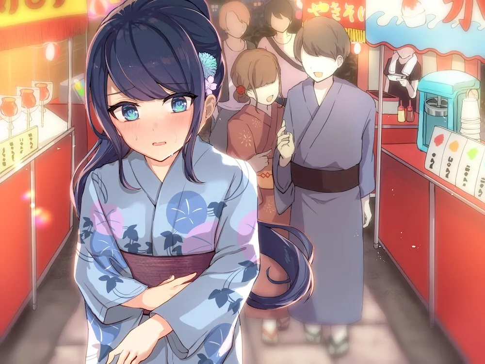 【美吹ゆうさ×JK】【我慢/お漏らし】夏祭りのトイレは大混雑!?