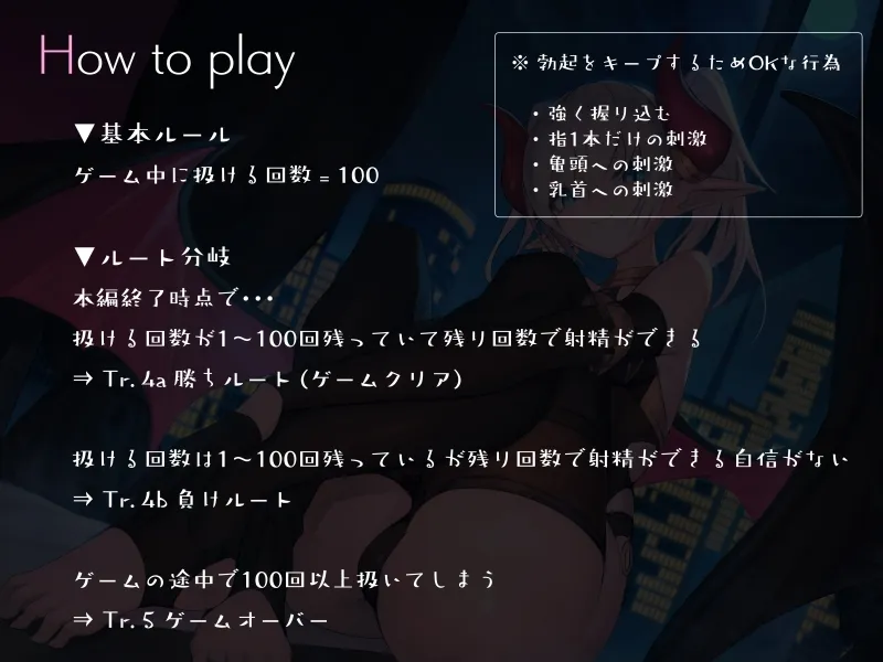 【CV:陽向葵ゅか】意地悪サキュバスの百回しか扱かせてもらえない限界焦らし誘惑オナサポゲーム 【CV:陽向葵ゅか】意地悪サキュバスの百回しか扱かせてもらえない限界焦らし誘惑オナサポゲーム