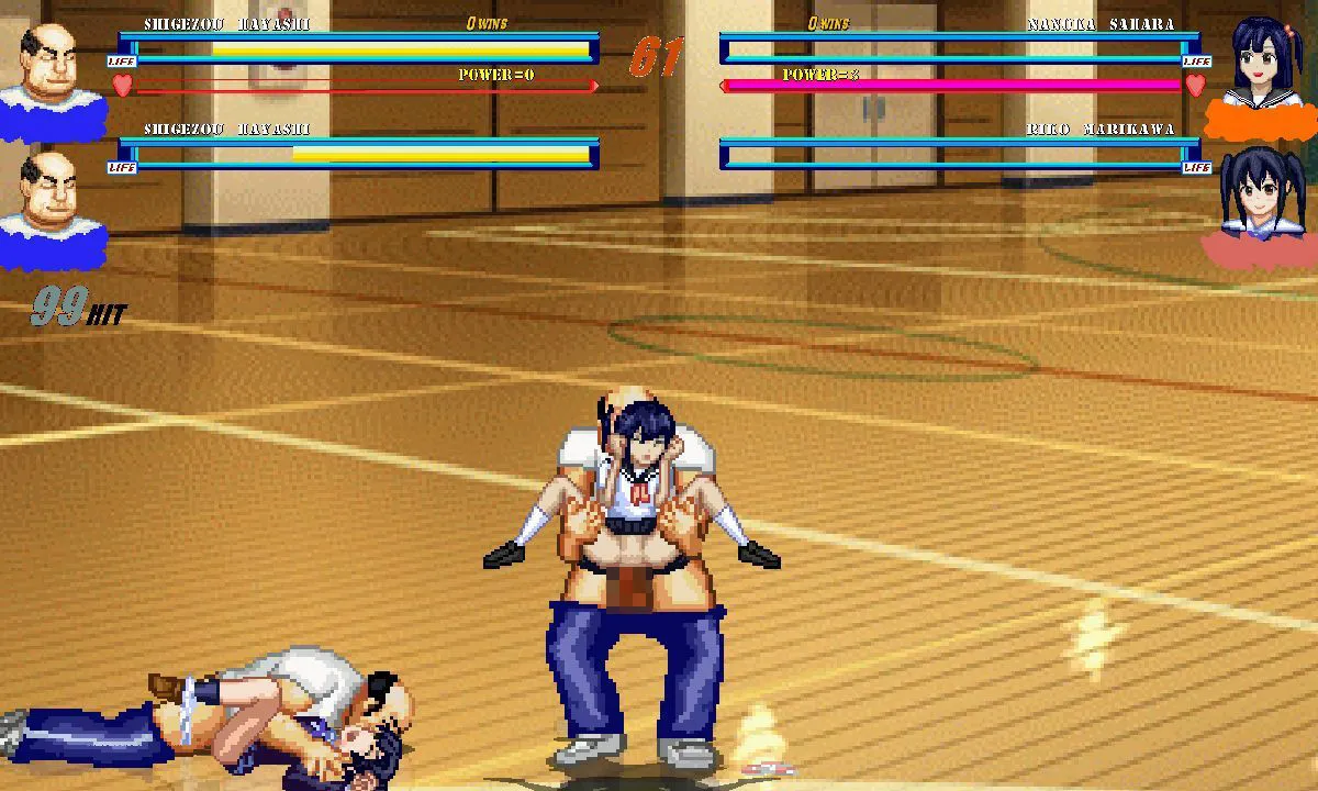 【変態教師×JK エロ格闘ゲーム】WOLF～エッチなアップデート型格闘ゲーム～ 追加キャラ「ナノカ」