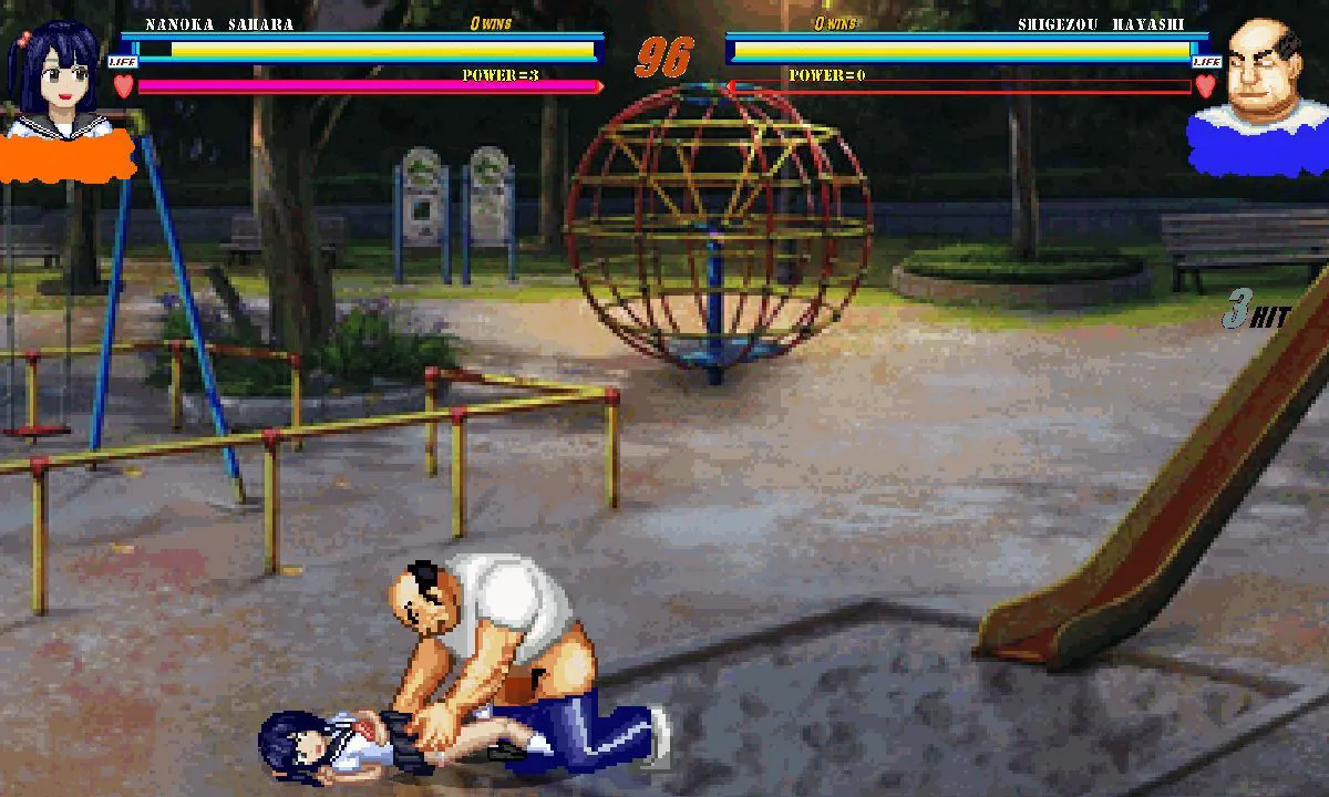 【変態教師×JK エロ格闘ゲーム】WOLF～エッチなアップデート型格闘ゲーム～ 追加キャラ「ナノカ」