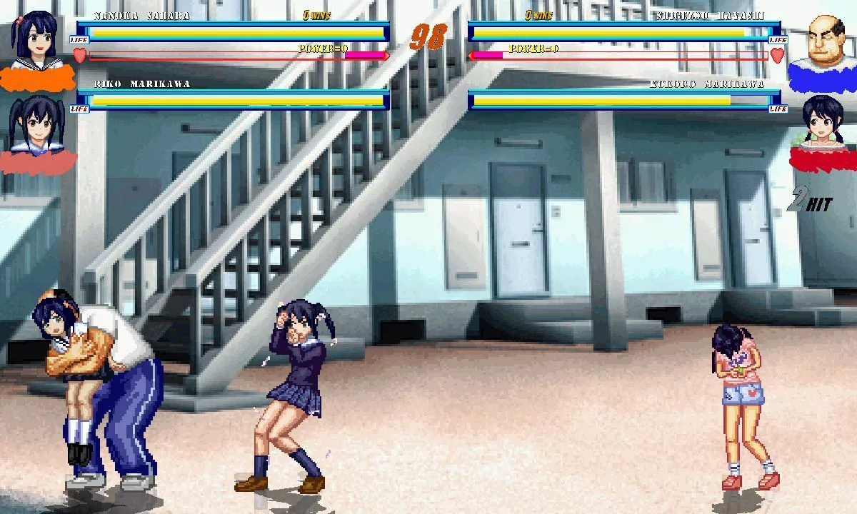 【変態教師×JK エロ格闘ゲーム】WOLF～エッチなアップデート型格闘ゲーム～ 追加キャラ「ナノカ」