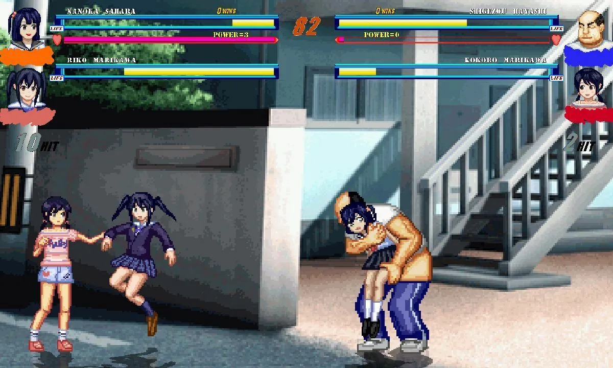 【変態教師×JK エロ格闘ゲーム】WOLF～エッチなアップデート型格闘ゲーム～ 追加キャラ「ナノカ」