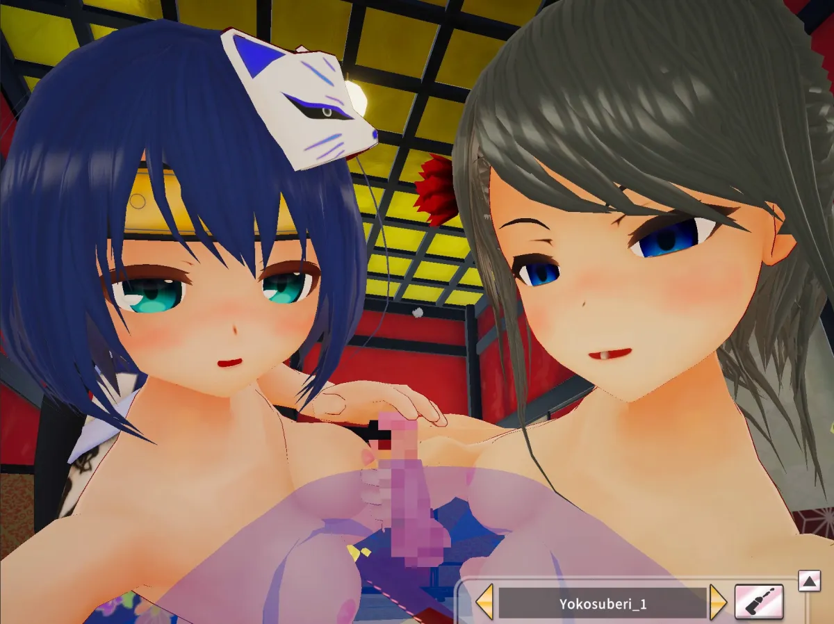 【タイムスリップエロシューティングゲーム】大江戸とりがー!! ～タイムスリップしたら痴女集団に襲われてハーレム地獄?!