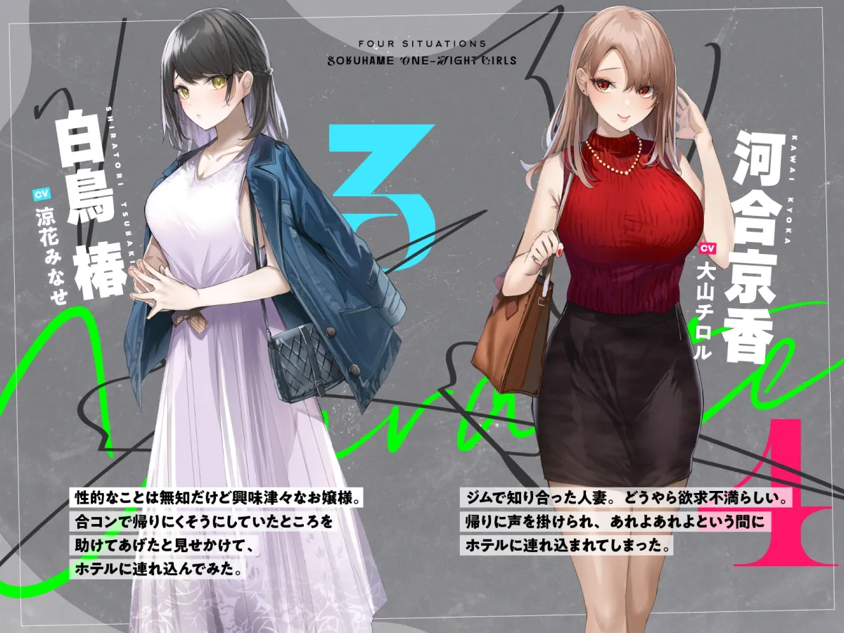 【CV:秋野かえで/涼花みなせ/大山チロル】即ハメワンナイトガールズ【イラスト:kakao】 【CV:秋野かえで/涼花みなせ/大山チロル】即ハメワンナイトガールズ【イラスト:kakao】