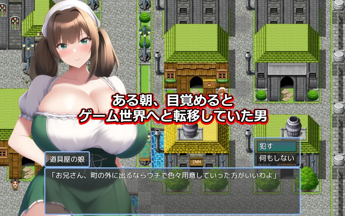 【NPC姦エロRPG】ゲーム世界で巨乳NPCをヤリ放題! 【NPC姦エロRPG】ゲーム世界で巨乳NPCをヤリ放題!