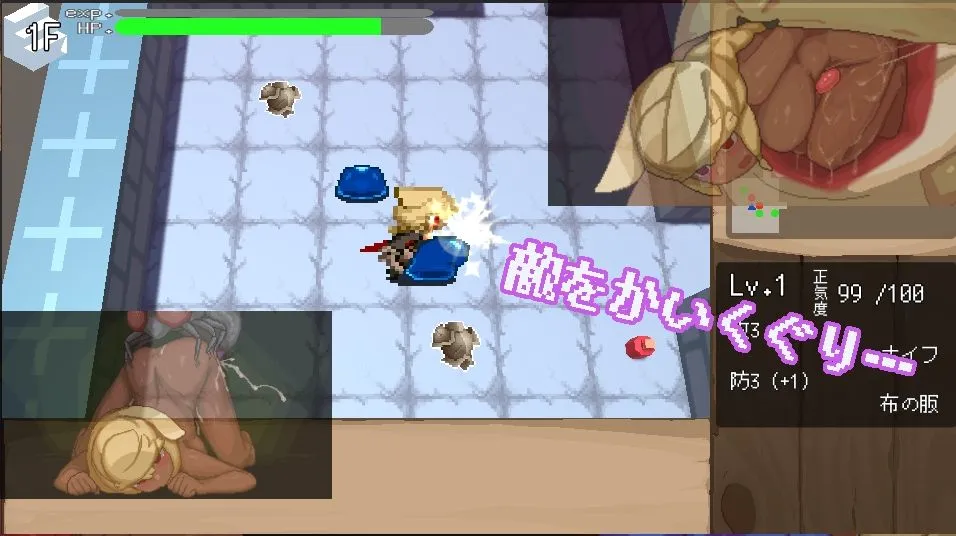 【ローグライク風ランダムダンジョンエロRPG】リリスの不思議な神殿