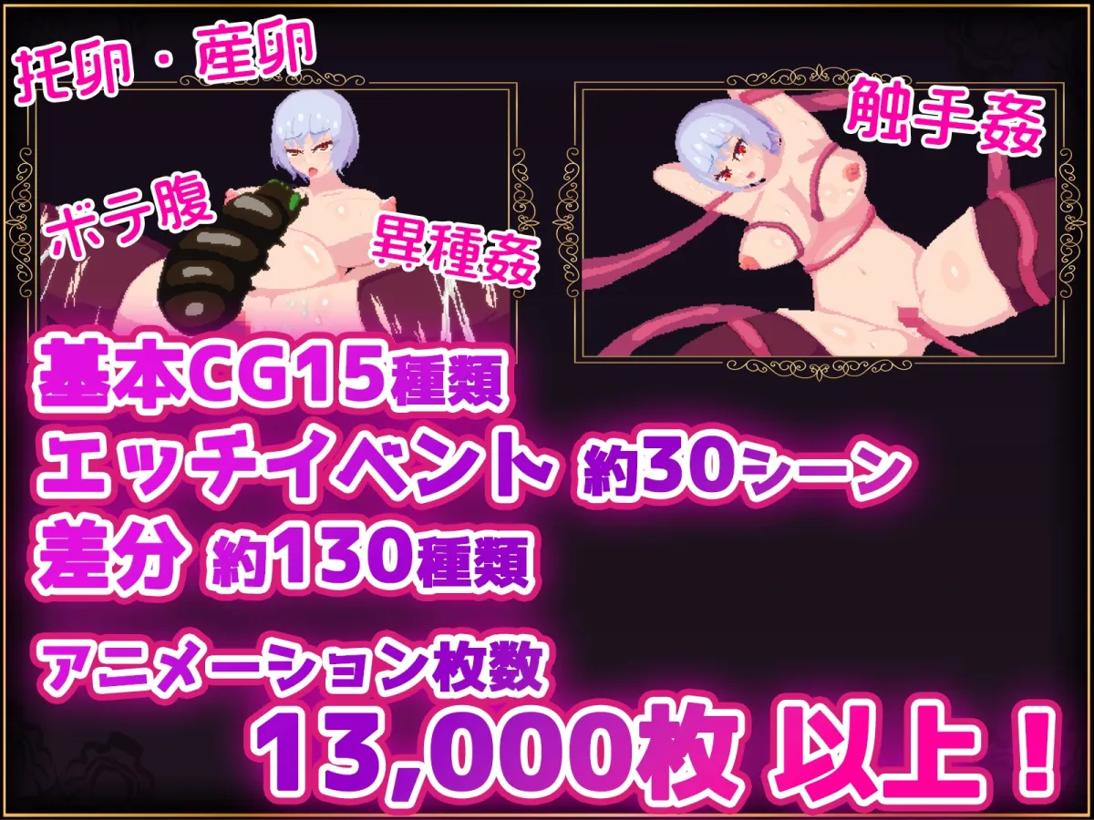 【探索型ドットエロRPG】怪盗見習いルミナと魅惑の秘宝