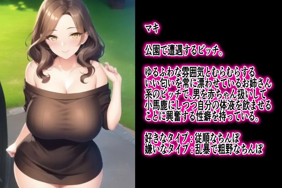 【エロADV】ビッチズアンドザシティー 目と目が合ったらセックスバトル！お股ゆるゆる痴女ビッチたちを中出しセックスで精液便所に堕とせ！