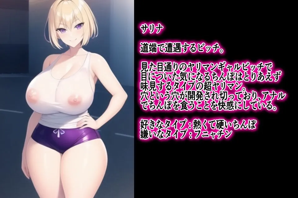 【エロADV】ビッチズアンドザシティー 目と目が合ったらセックスバトル！お股ゆるゆる痴女ビッチたちを中出しセックスで精液便所に堕とせ！