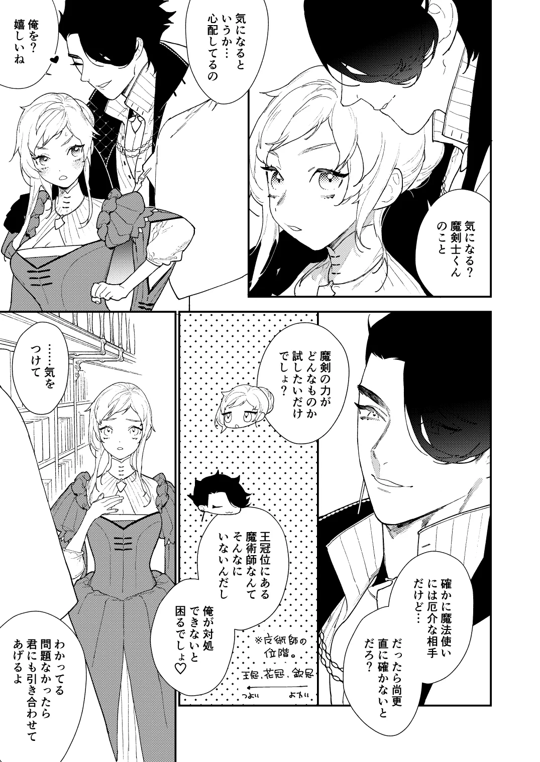 【異世界転生 悪役魔法使い×ヒロイン】魔法使いと楽園の虜