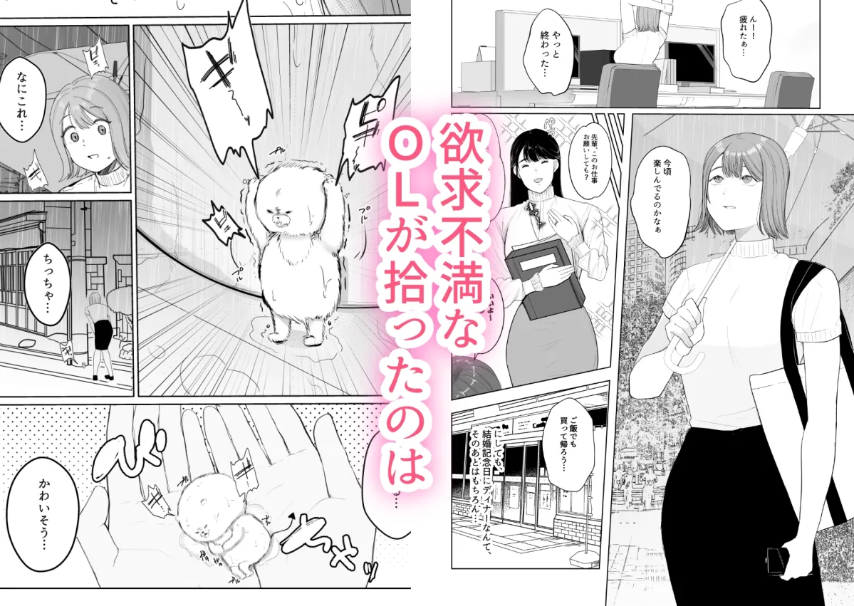 【マッチョインキュバス×アラサー処女OL】淫魔拾いました。～アラサー処女が淫魔の番にされるまで～