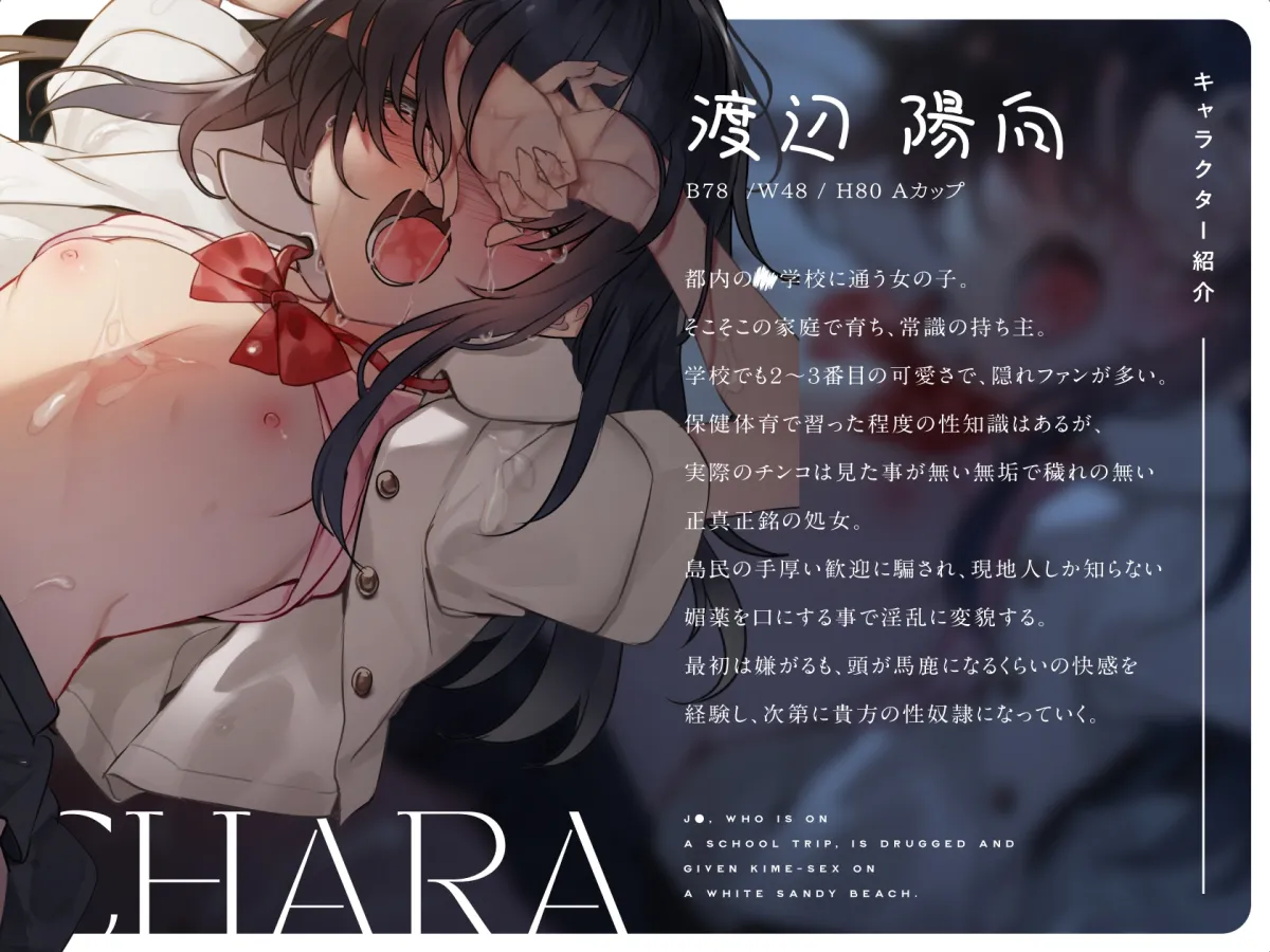 【CV:秋野かえで】【JC】修学旅行中のJ〇に薬を飲ませて白い砂浜でキメセク三昧 【CV:秋野かえで】【JC】修学旅行中のJ〇に薬を飲ませて白い砂浜でキメセク三昧