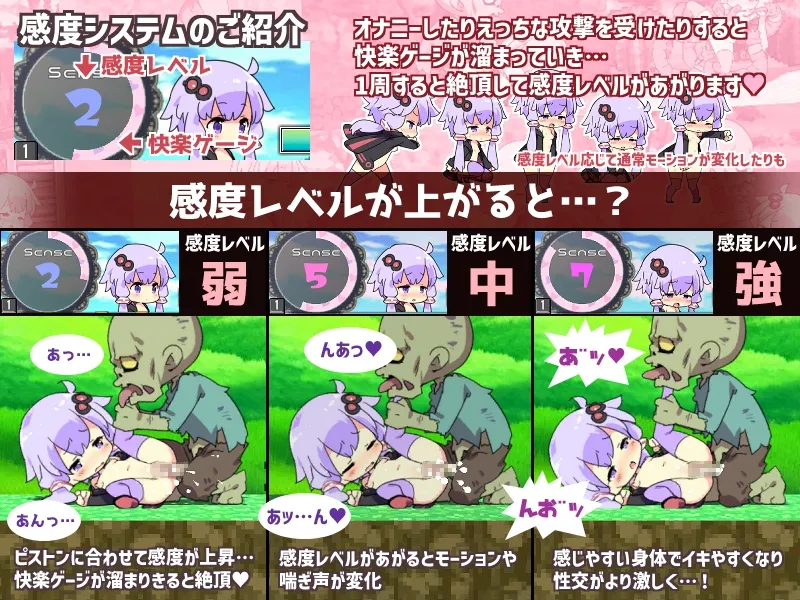 【VOICEROID 結月ゆかり】えちクラ～えっち＆クラフト～【マイクラ・テラリア風エロクラフトゲーム】