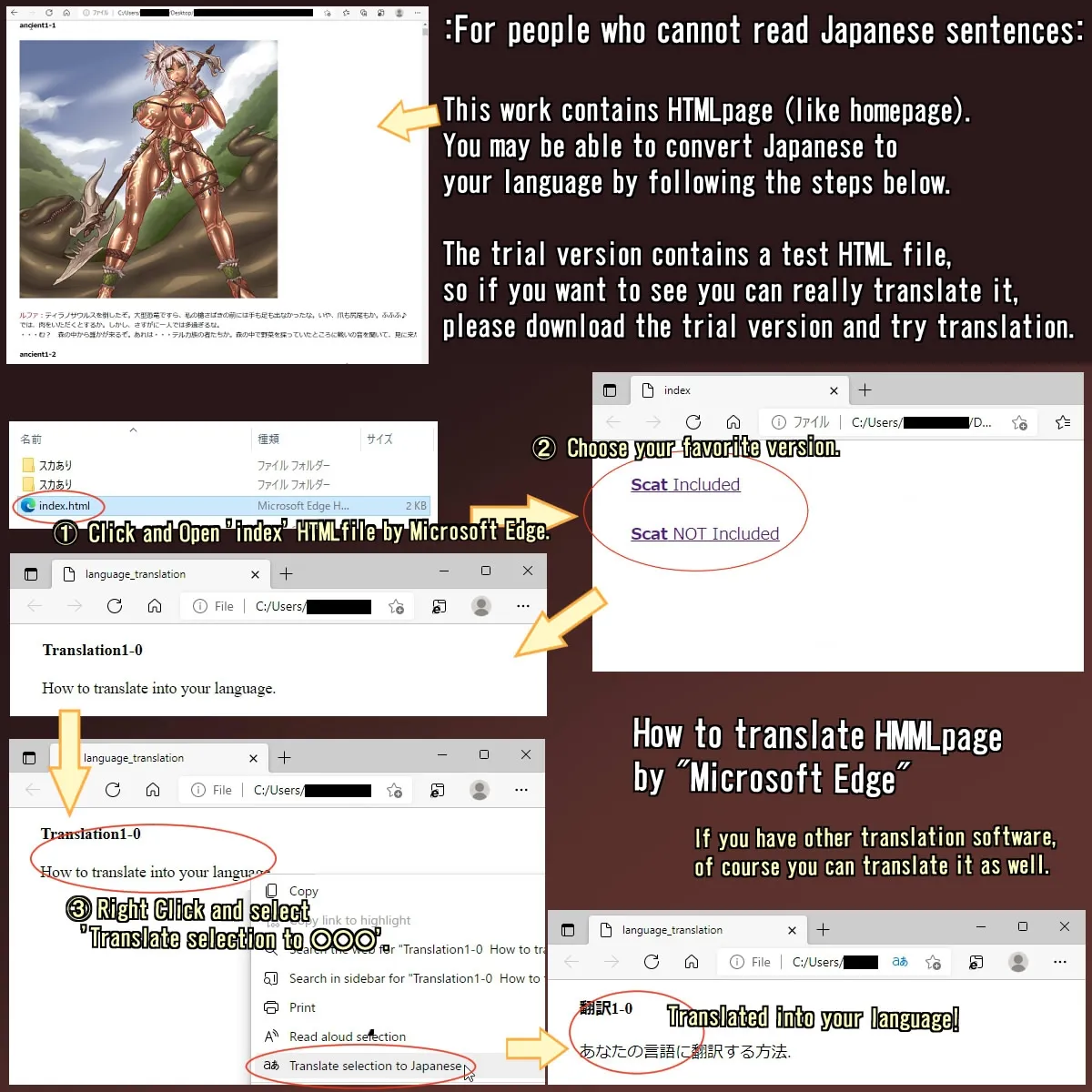 巨大恐竜狩人ルファ ~鍛え抜かれた最強の肉体が恐竜の孕み袋に成り果てる~ 巨大恐竜狩人ルファ ~鍛え抜かれた最強の肉体が恐竜の孕み袋に成り果てる~
