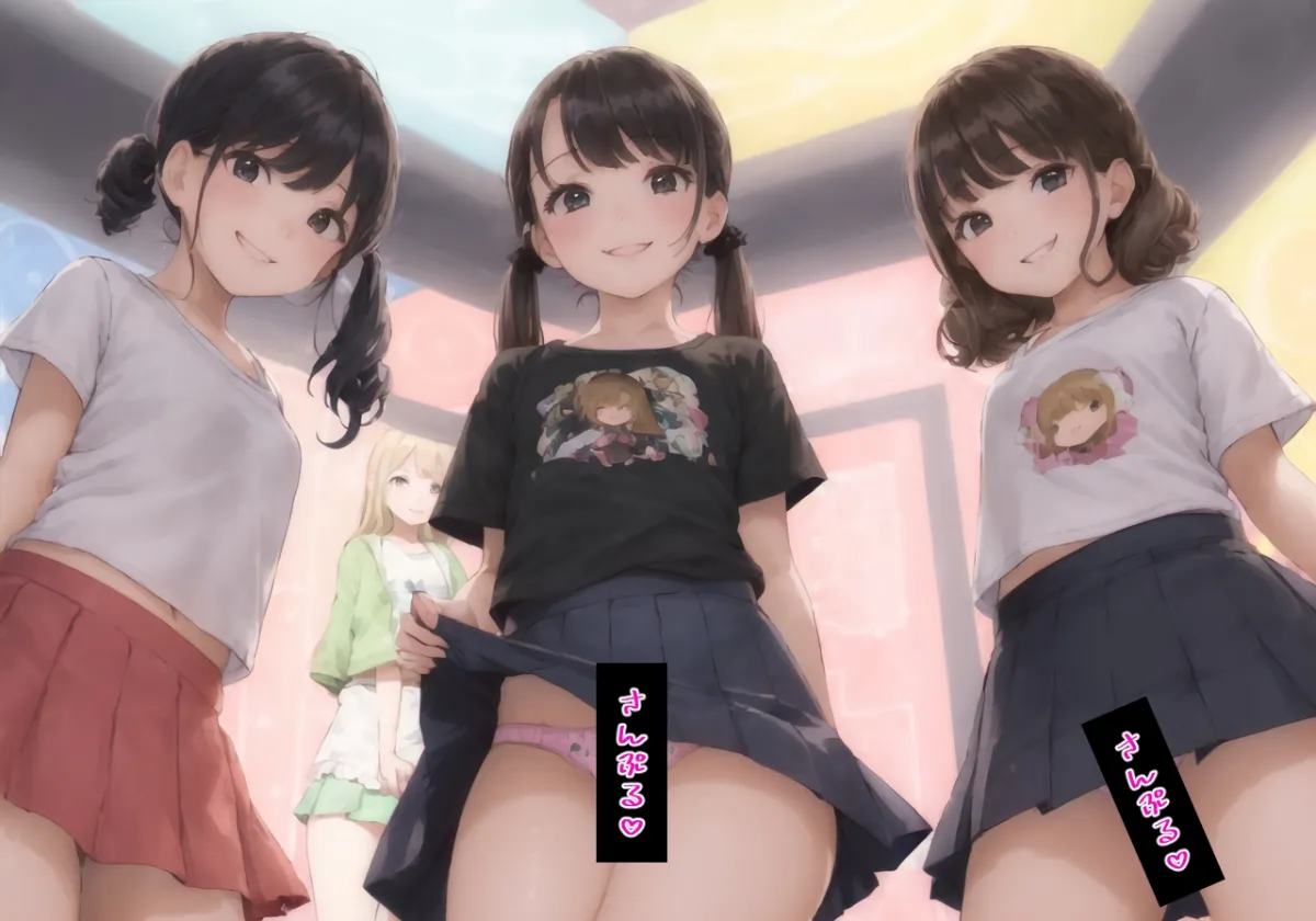 ゲーセン×パンチラ ～生意気メスガキにひたすらパンチラ挑発され続けたら～