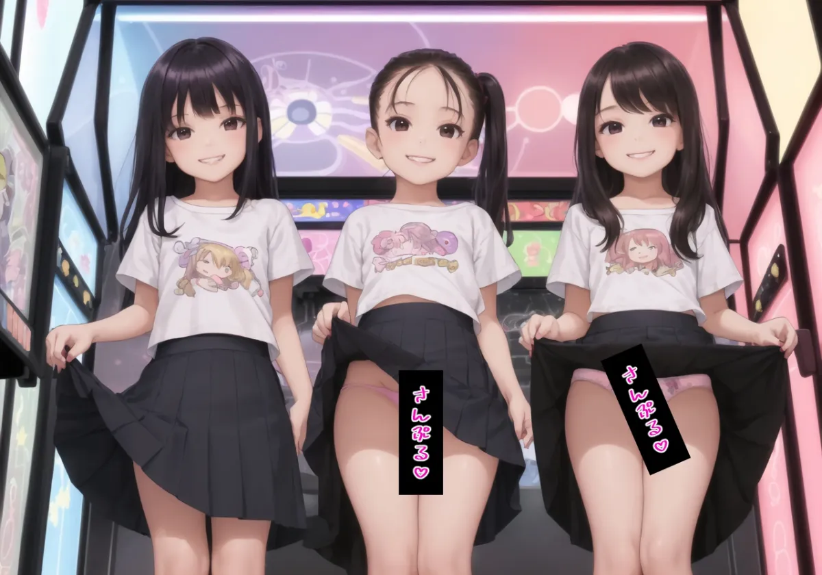 ゲーセン×パンチラ ～生意気メスガキにひたすらパンチラ挑発され続けたら～