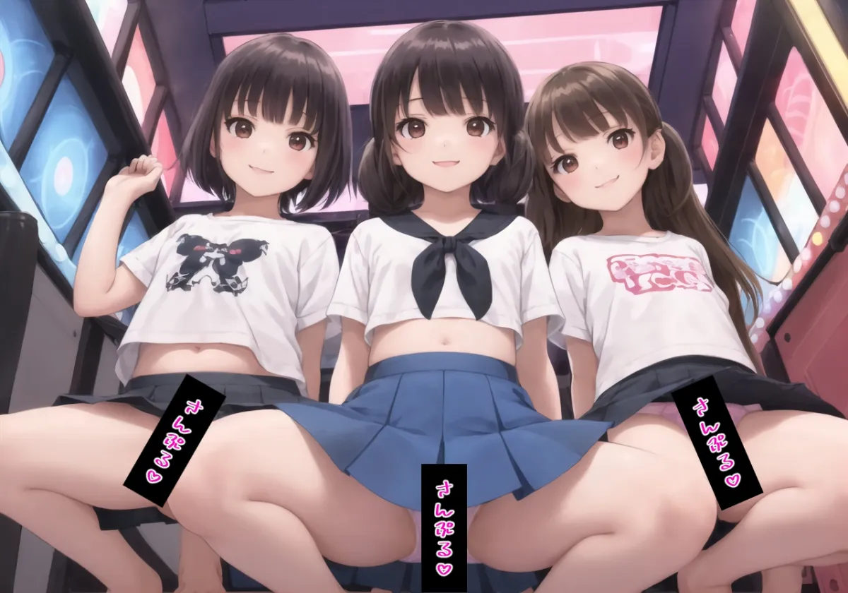 ゲーセン×パンチラ ～生意気メスガキにひたすらパンチラ挑発され続けたら～