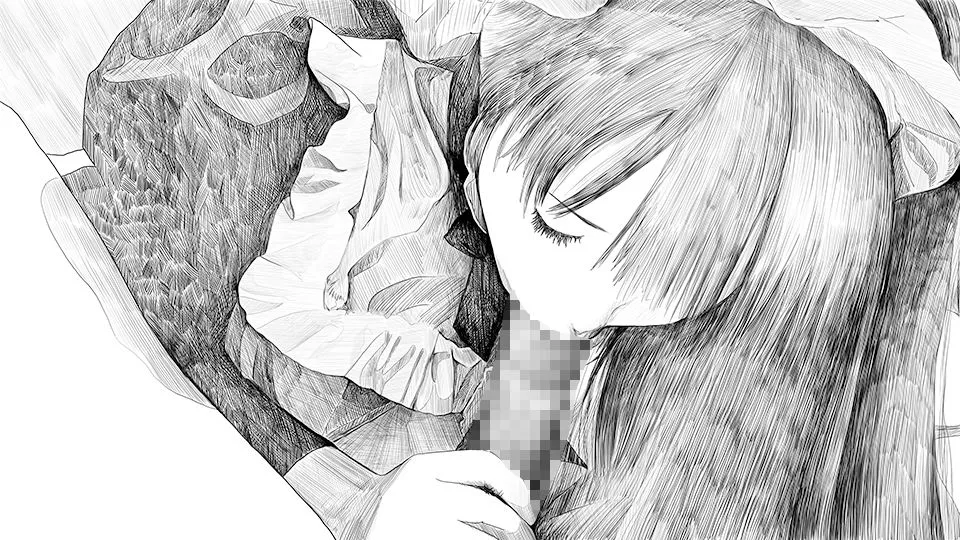 メイドさんのフェラチオ